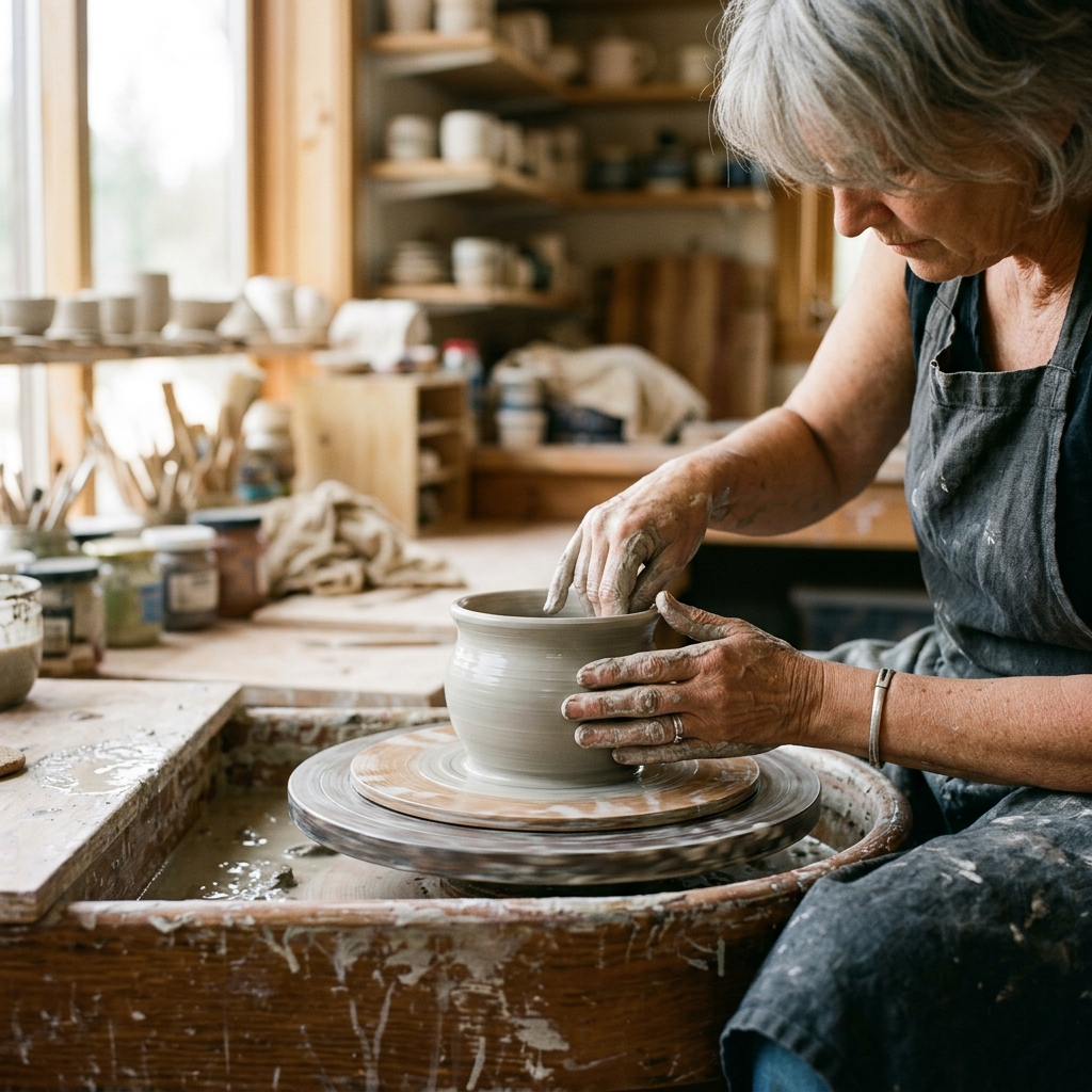 Take a pottery class.
